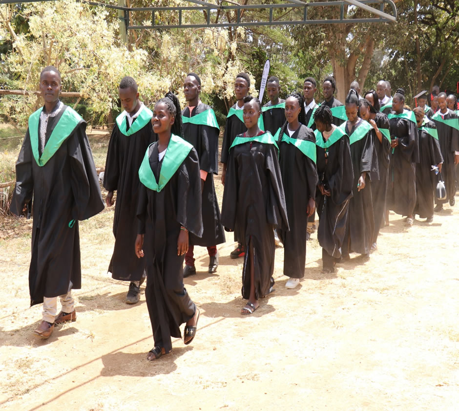 A students graduation ceremony