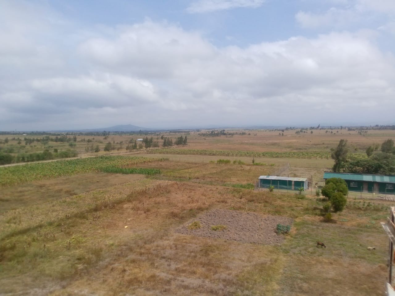 Solio settlent land showing land upto 5km distance capturing Mt. Kenya